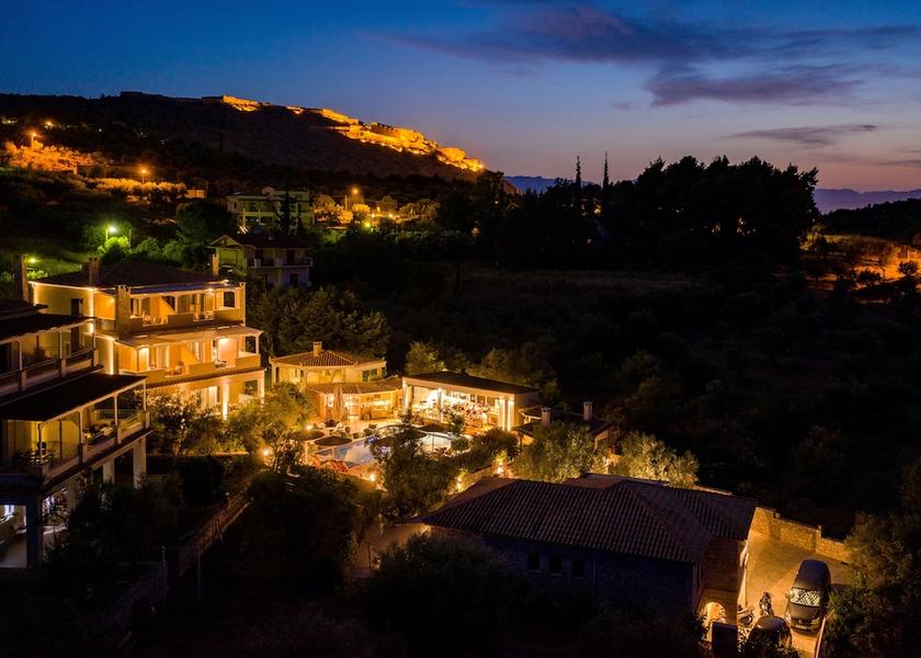 Peloponnese Region Nafplio Aerial View