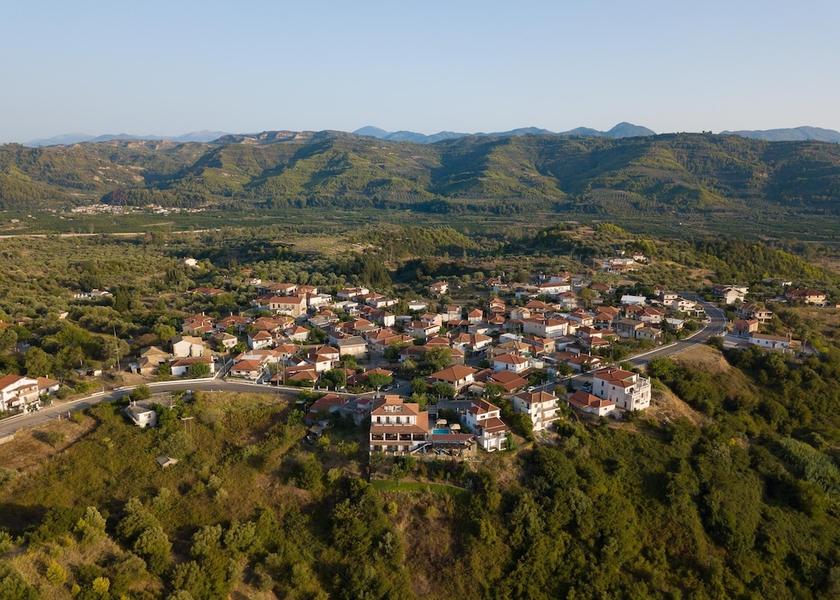 West Greece Archaia Olympia Aerial View