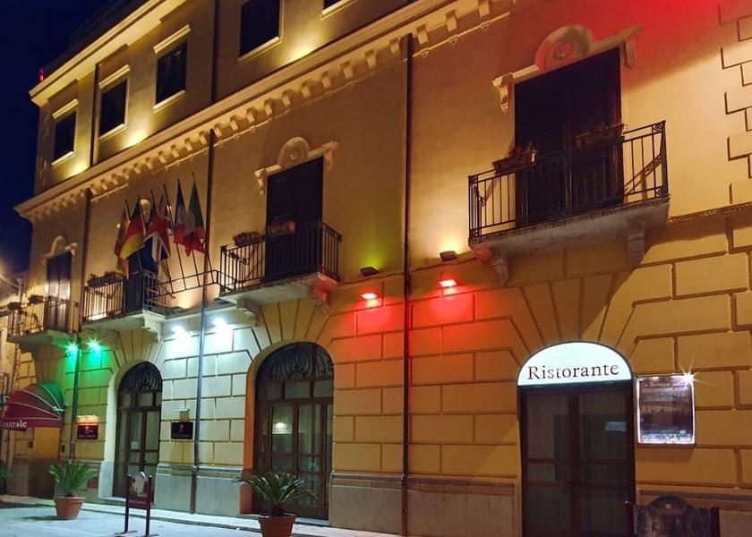 Sicily Alcamo Front of property - evening/night