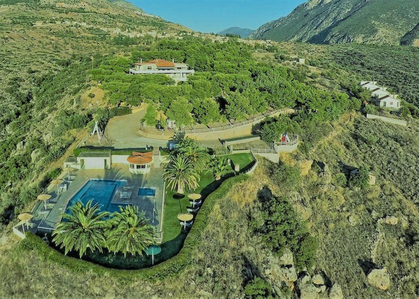 Central Greece Delphi Aerial View