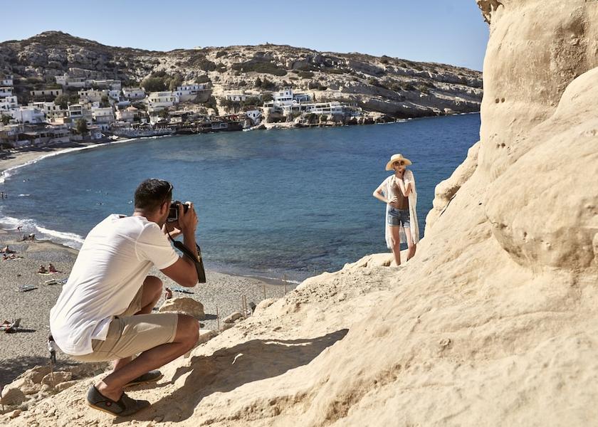 Crete Island Heraklion Beach
