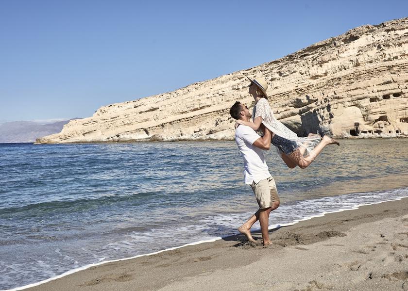 Crete Island Heraklion Beach