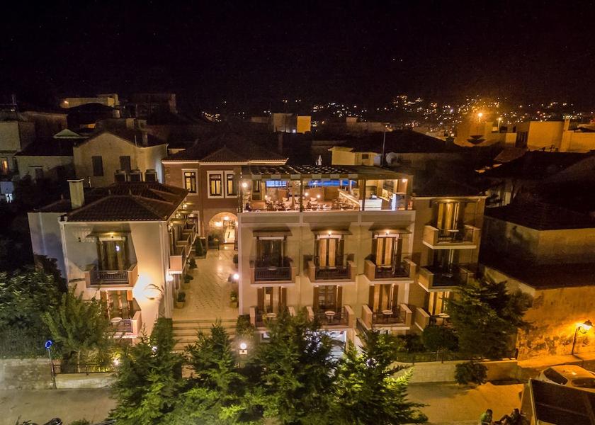 North Aegean Islands Lesvos Front of property - evening/night