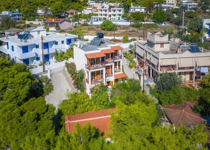 Attica Aegina Aerial view