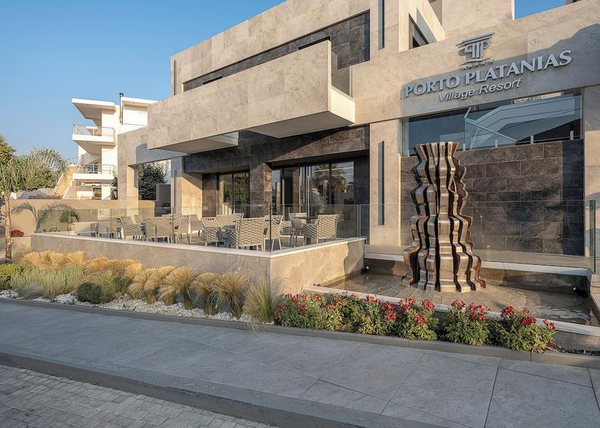 Crete Platanias Front of property