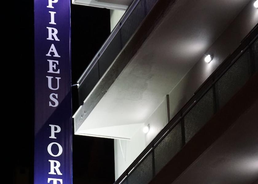 Attica Piraeus Front of property - evening/night