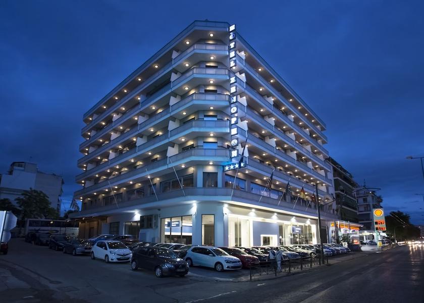 Attica Athens Front of property - evening/night