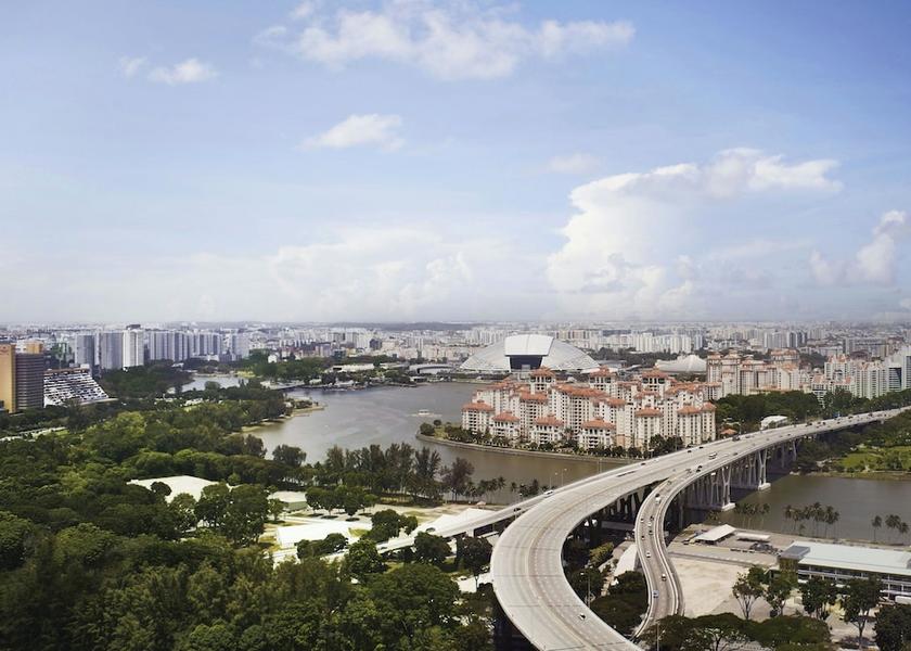  Singapore View from room