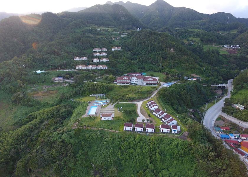 North Gyeongsang Ulleung Aerial View