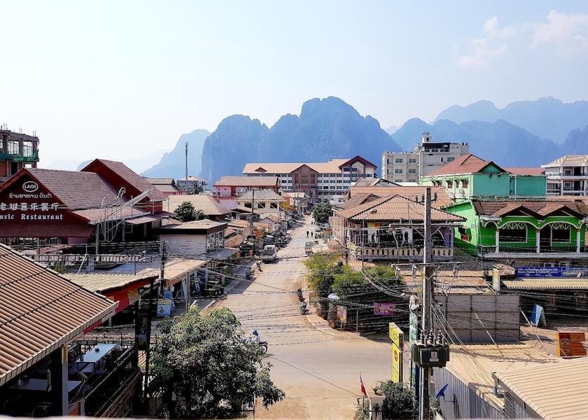 Vientiane Province Vang Vieng Facade
