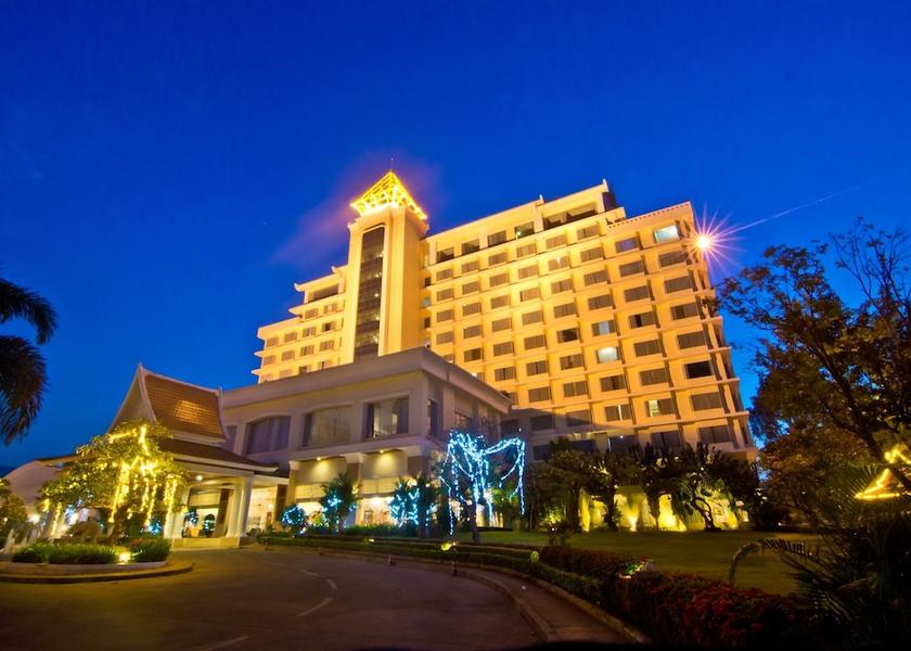 Champasak Province Pakse Front of property - evening/night