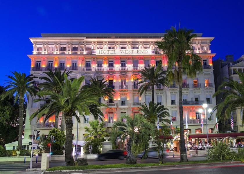 Provence-Alpes-Côte d'Azur Nice Front of property - evening/night
