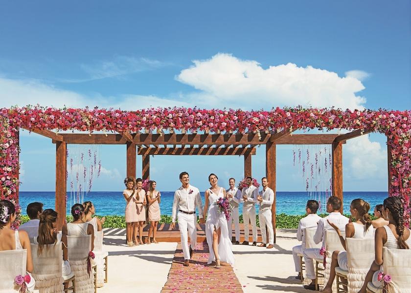 Quintana Roo Puerto Morelos Outdoor wedding area