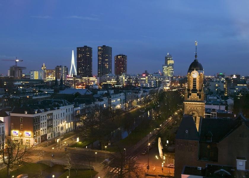 South Holland Rotterdam Aerial View