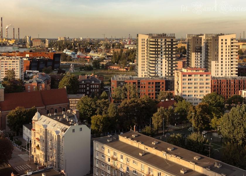 Pomeranian Voivodeship Gdańsk City view from property