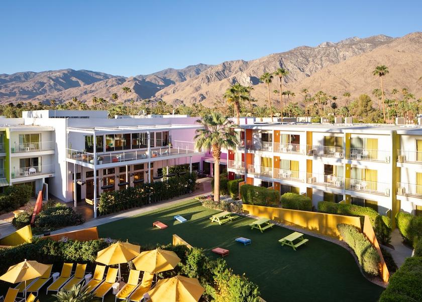 California Palm Springs Outdoor wedding area
