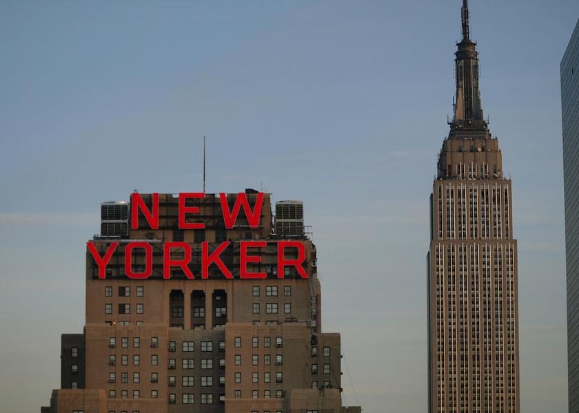 New York New York Facade