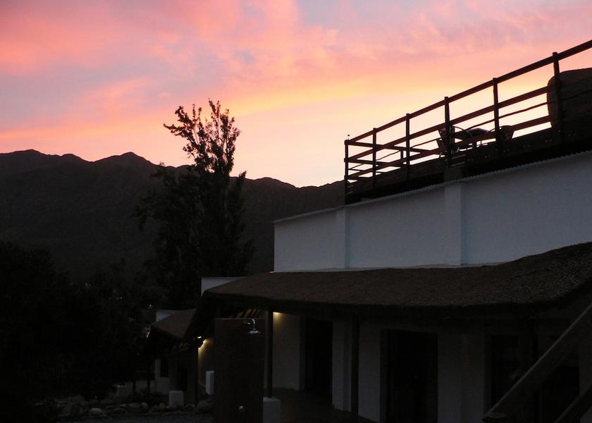 Western Cape Montagu Front of property - evening/night
