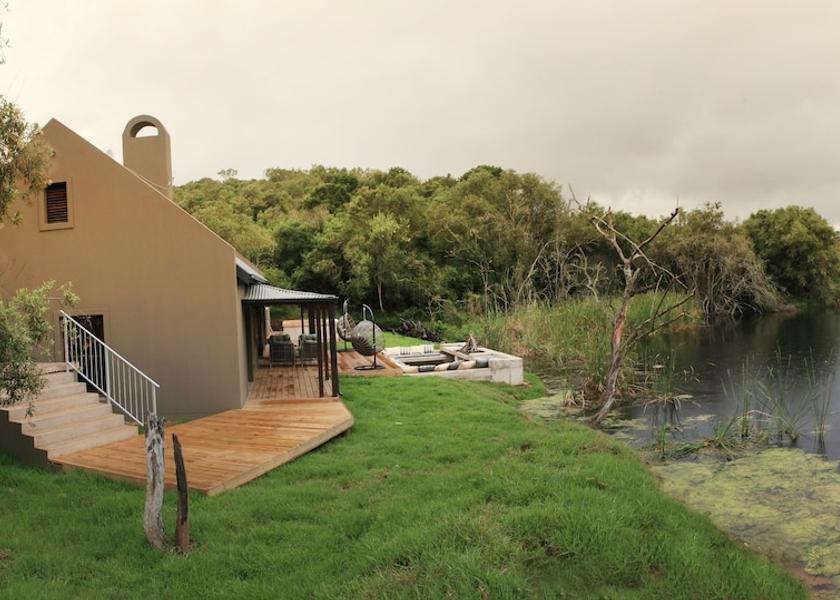 Western Cape Great Brak River Front of property - evening/night