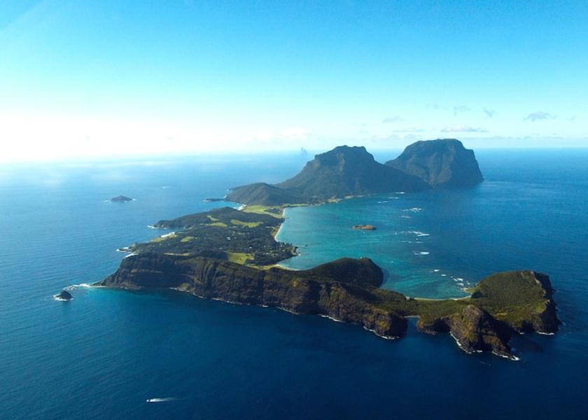 New South Wales Lord Howe Island Aerial View