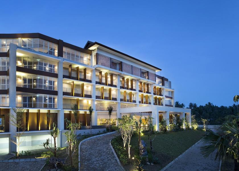 Bangka Belitung Islands Tanjung Pandan Front of property - evening/night