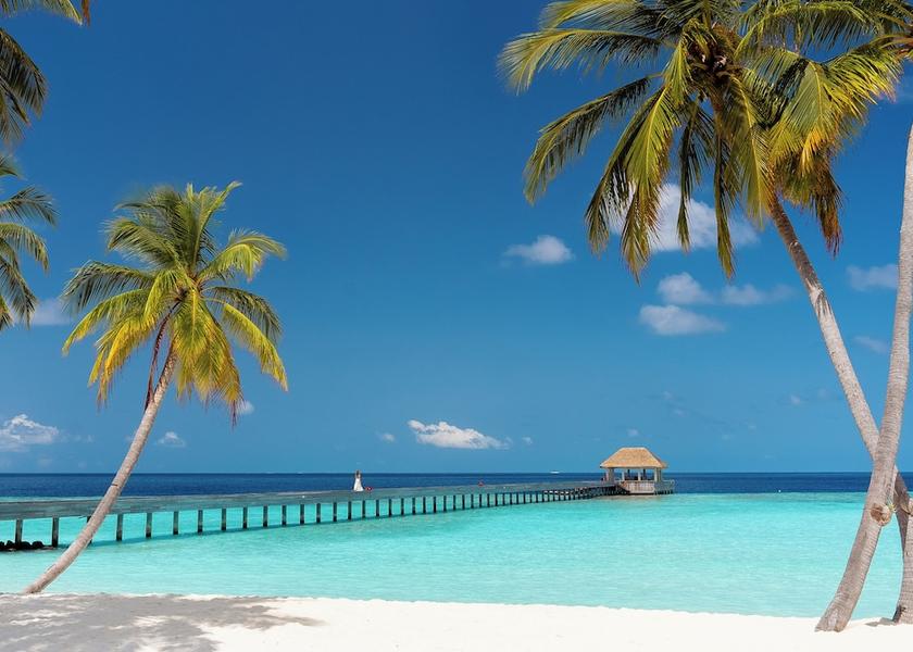 South Nilandhe Atoll Maagau Island Entrance