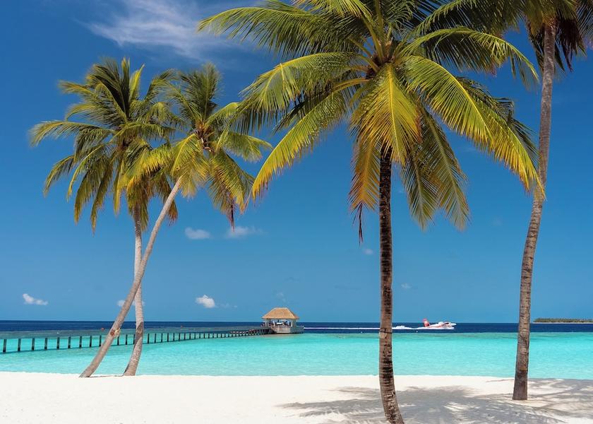 South Nilandhe Atoll Maagau Island Entrance