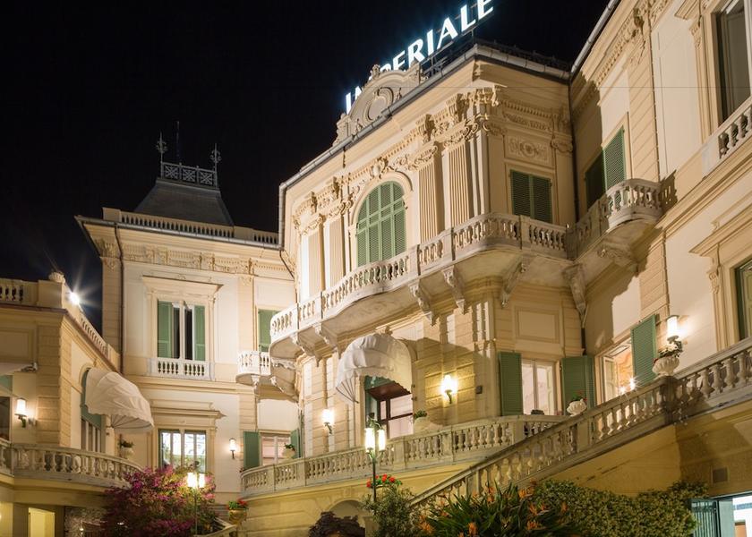 Liguria Santa Margherita Ligure Front of property - evening/night