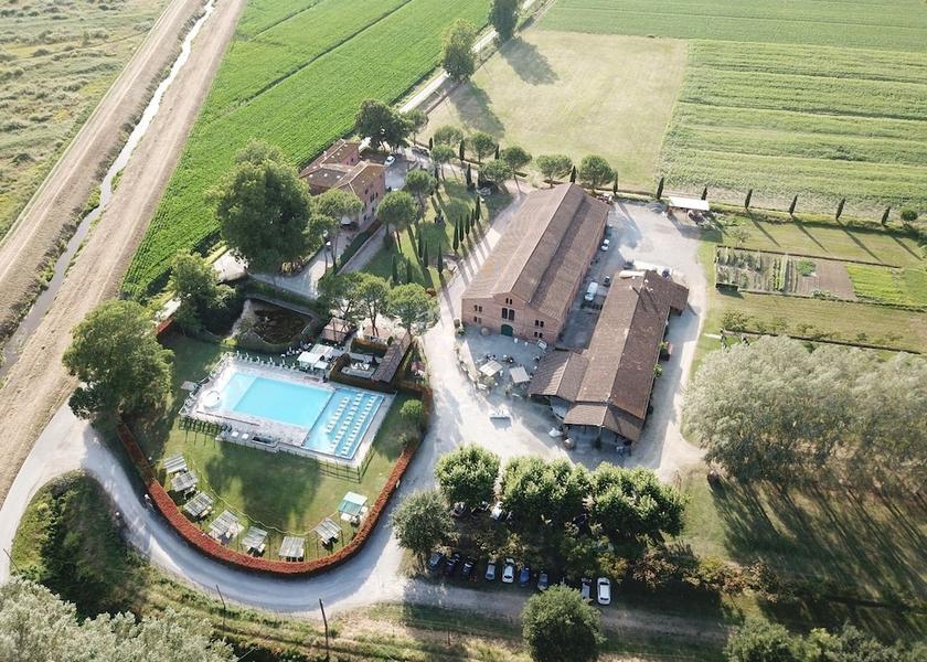 Tuscany Ponte Buggianese Aerial View