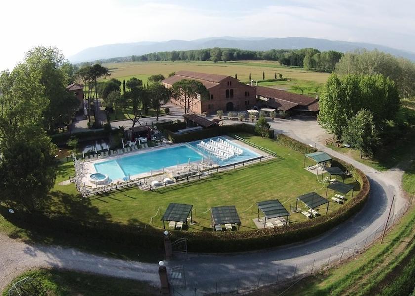 Tuscany Ponte Buggianese Aerial View