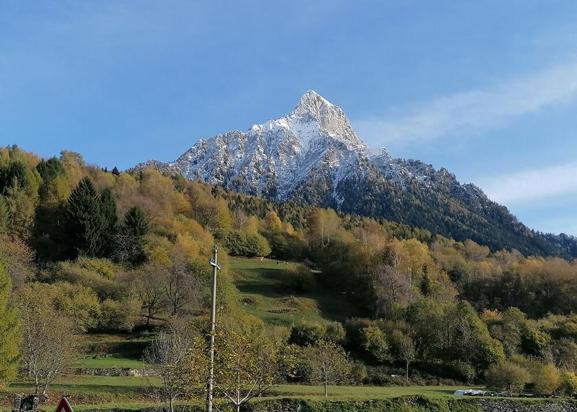 Lombardy Cimbergo Land View from Property