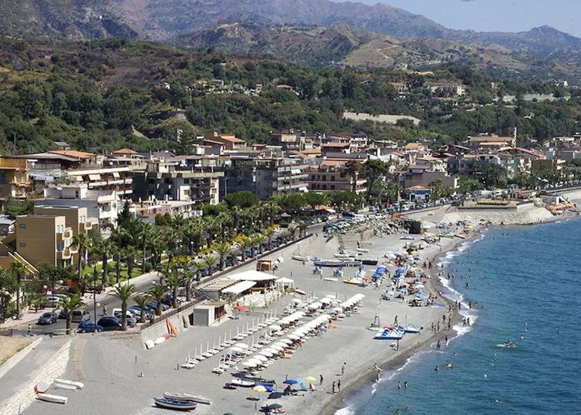 Sicily Sant'Alessio Siculo Aerial view