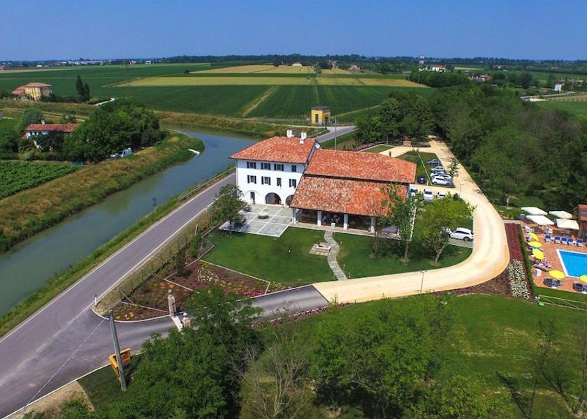 Veneto Ceggia Aerial view