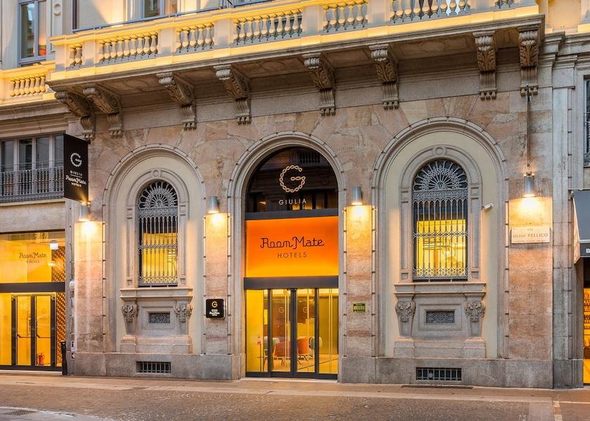Lombardy Milan Front of property - evening/night
