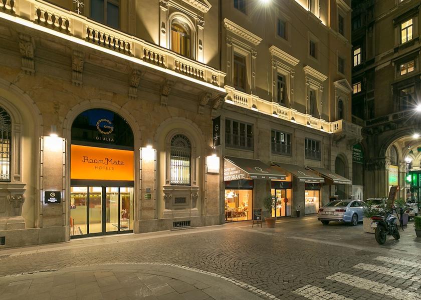 Lombardy Milan Front of property - evening/night