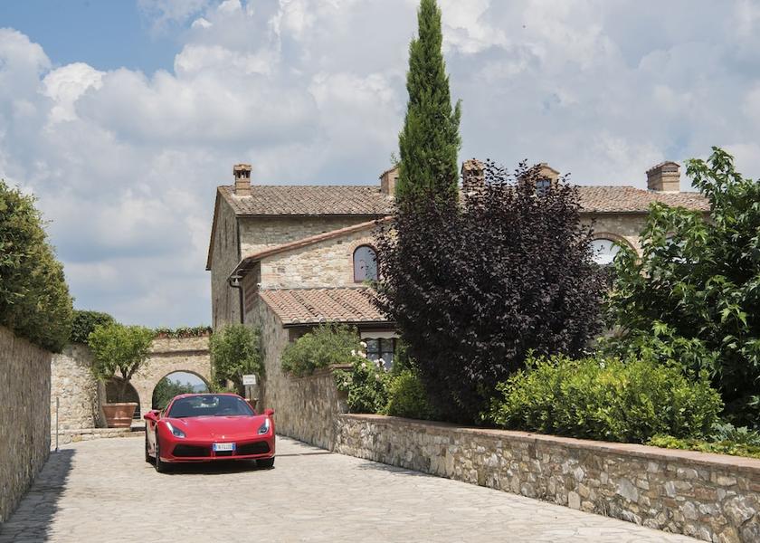 Tuscany Castelnuovo Berardenga Property entrance