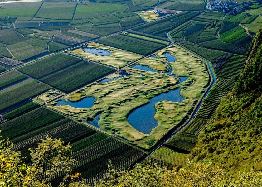 Trentino-Alto Adige Appiano sulla Strada del Vino Aerial View