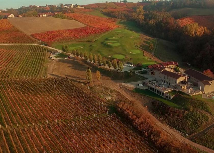 Piedmont Monforte d'Alba Aerial View