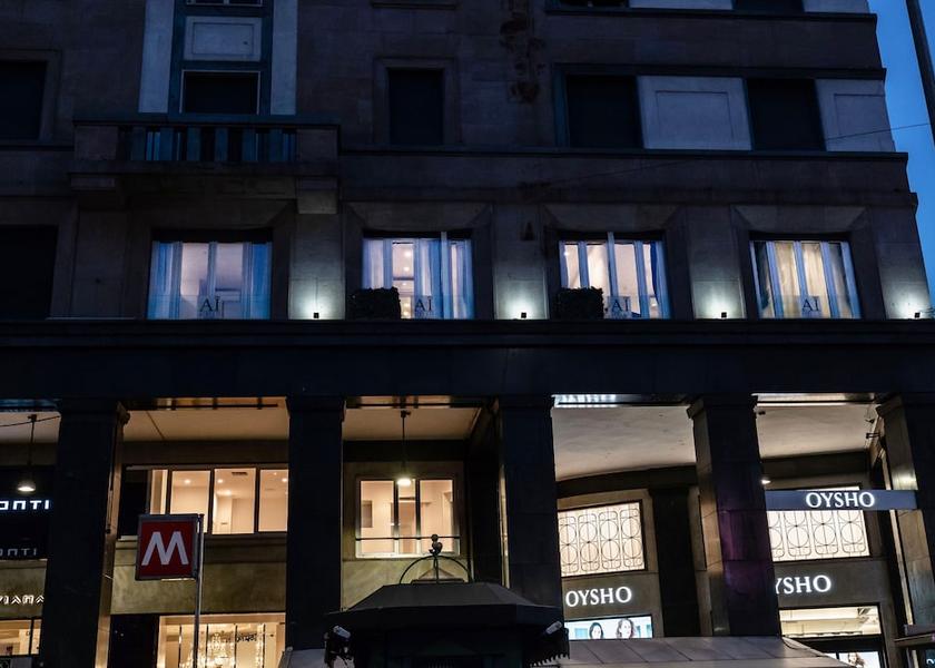 Lombardy Milan Front of property - evening/night