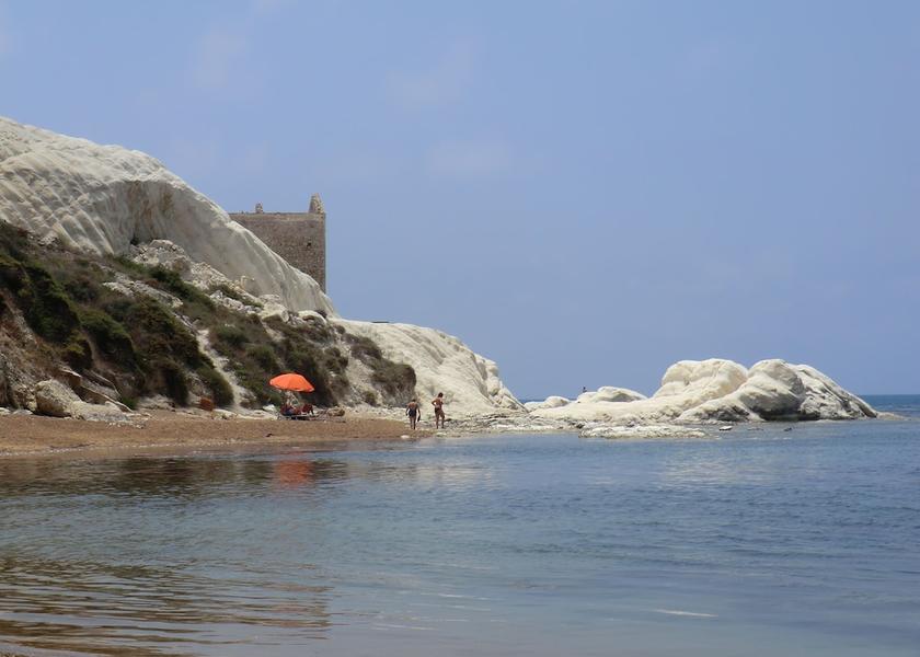 Sicily Palma di Montechiaro Beach