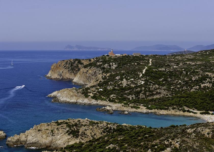 Sardinia Domus de Maria Aerial View