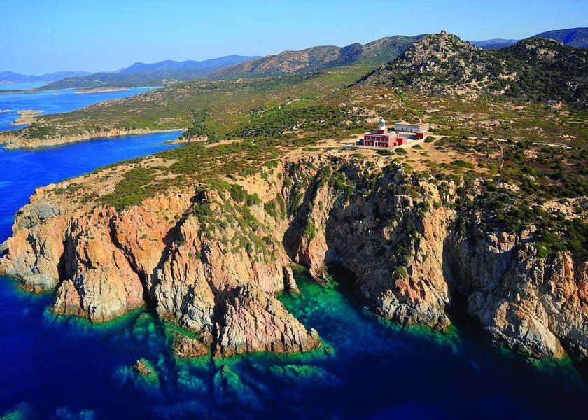 Sardinia Domus de Maria Aerial View
