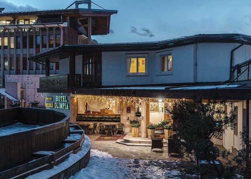 Veneto Cortina d'Ampezzo Front of property - evening/night