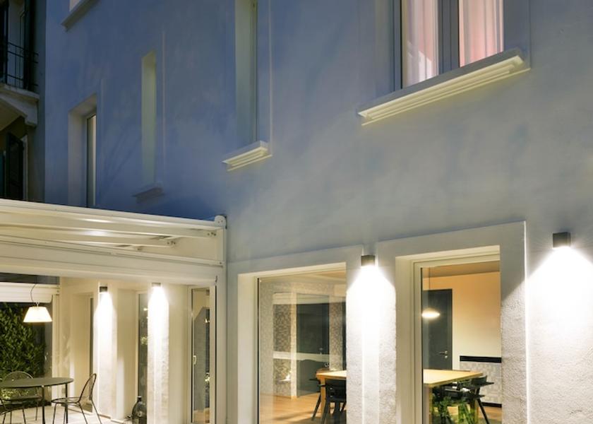 Front of property - evening/night