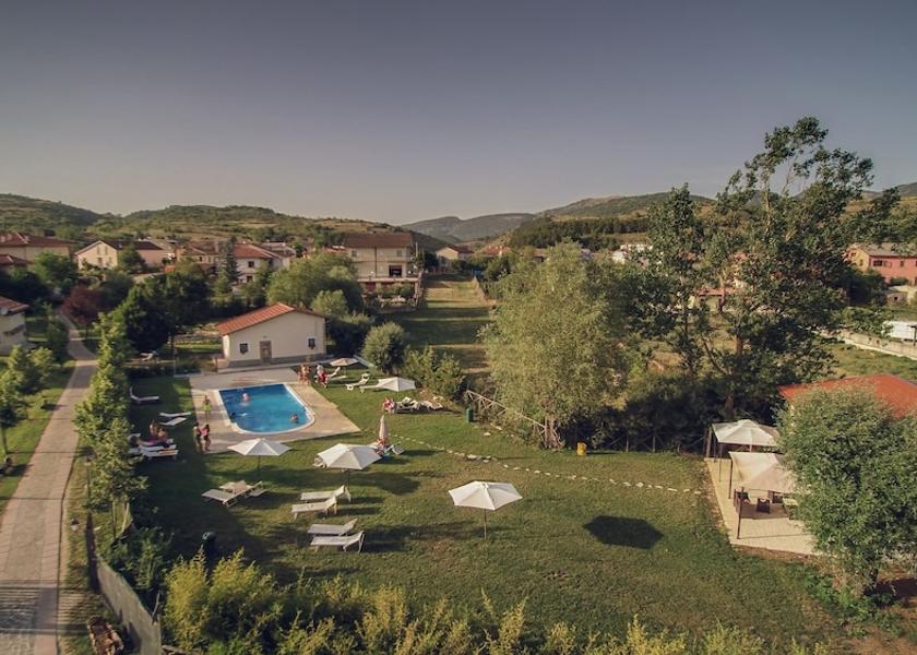 Abruzzo Cagnano Amiterno Aerial View