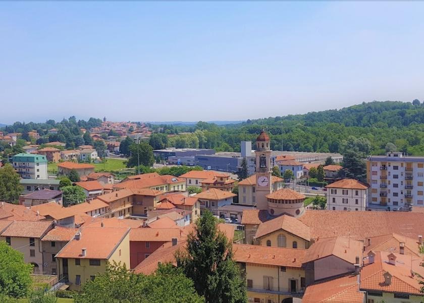 Lombardy Gazzada Schianno City view from property