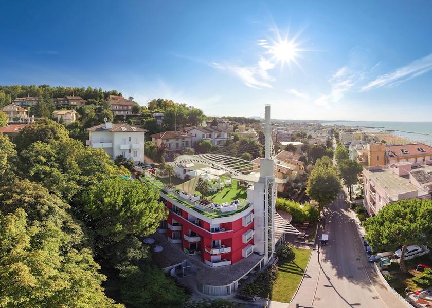 Marche Gabicce Mare Aerial View