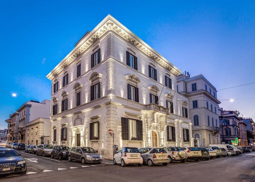 Lazio Rome Front of property - evening/night
