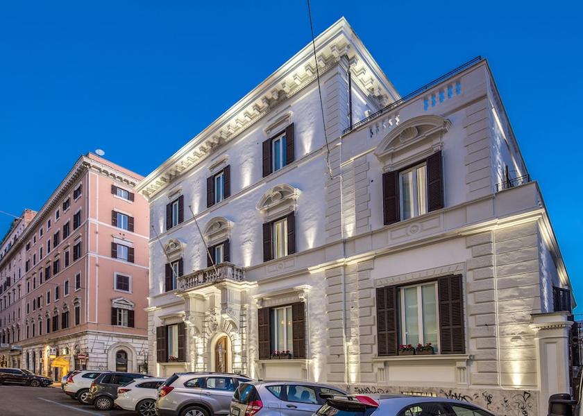 Lazio Rome Front of property - evening/night