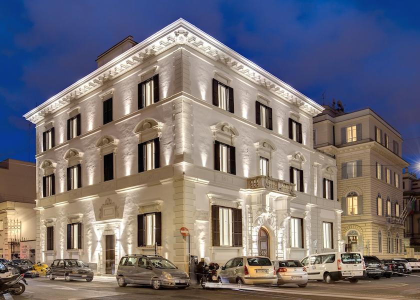 Lazio Rome Front of property - evening/night